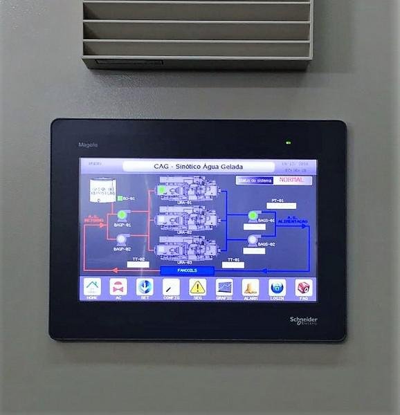 Supervisório Schneider Magelis para Automação HVAC